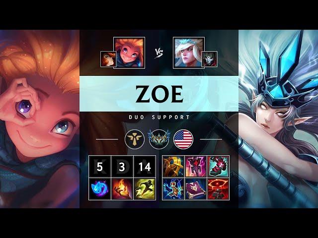 Zoe Support vs Janna - NA Challenger Patch 25.S1.2