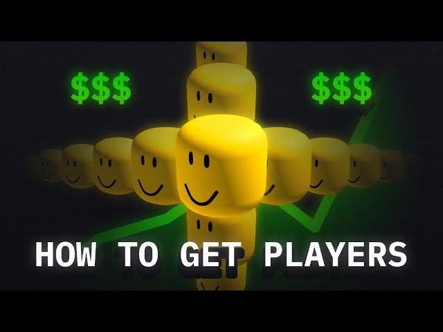 how to get MORE PLAYERS in your ROBLOX GAMES in 3 minutes