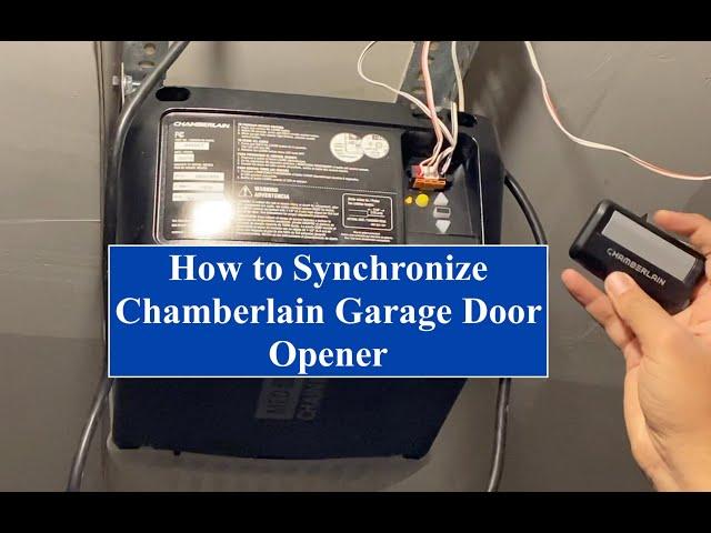 Chamberlain garage door opener | Easy programming | Amazon