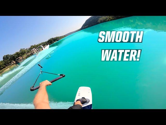 WAKEBOARDING ON GLASS!