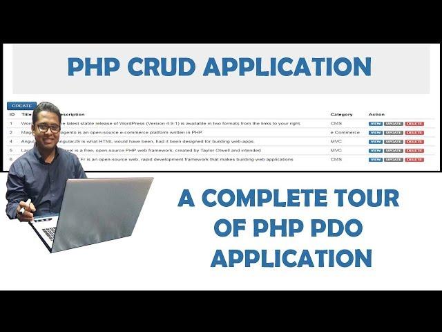 How to make a CRUD application using PHP PDO - Introduction Part-1