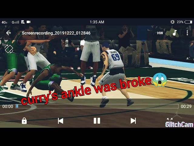 curry and kemba ankle was broke