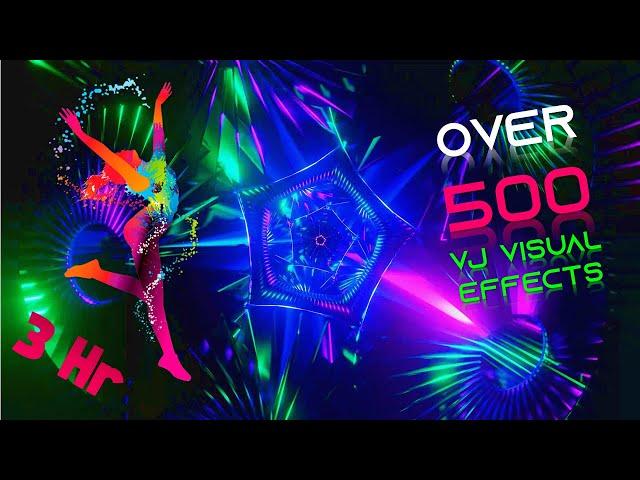  VJ Loops Party Lights – 3 HOURS of 500+ Epic Visual Effects for Ultimate Party Experience!  4K