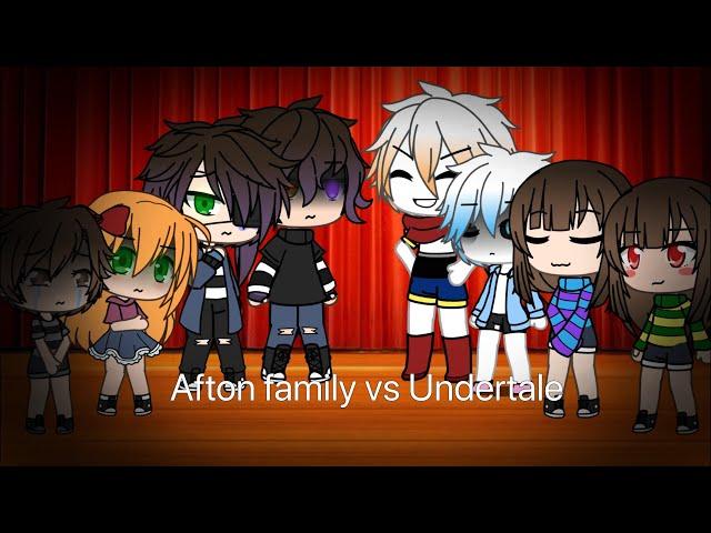 Afton family vs Undertale singing battle (REPOST)