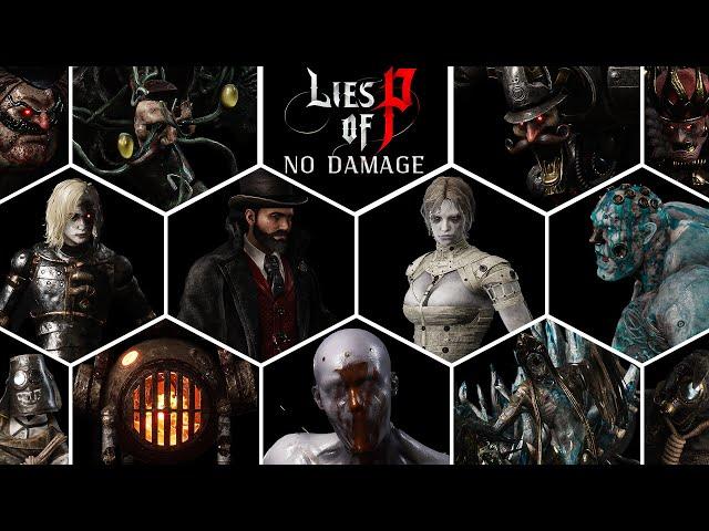 Lies of P - All Main Bosses Fastest No Damage Boss Fight 2024