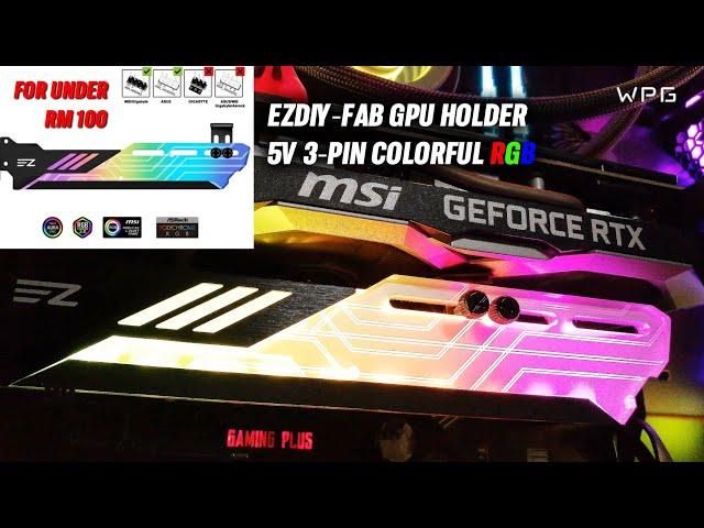 EzDIY GPU HOLDER 5V RGB