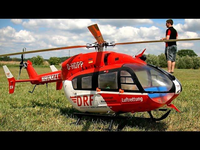 AMAZING DETAIL RC EC-145 DRF SCALE MODEL HELICOPTER 450 SIZE / Birkholz Germany June 2016