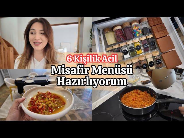 6 Kişilik Acil Misafir Menüsü | Sofra Düzeni ️