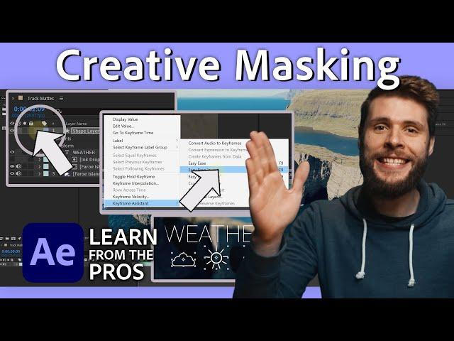 How To Use After Effects' New Selectable Track Mattes for Creative Masking | Adobe Video