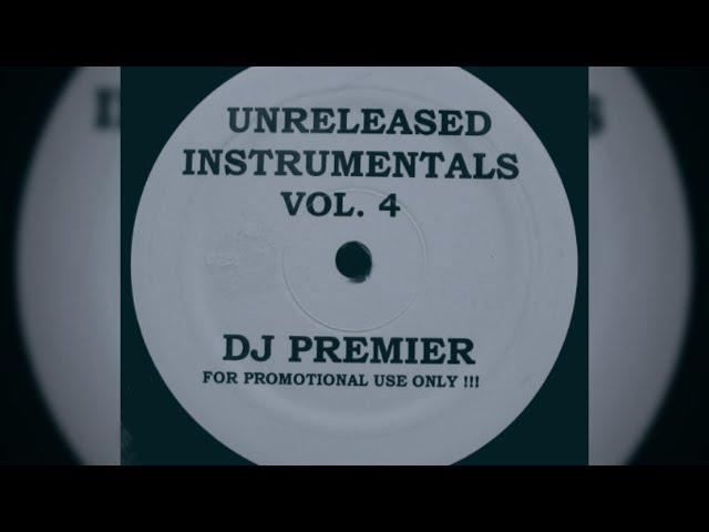 DJ Premier — Unreleased Instrumentals Vol. 4 (Vinyl), Hip Hop Beat, 90s Rap Tracks