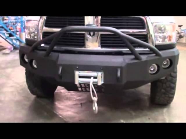 Iron Bull Bumpers Install on Front 2012 Dodge Power Wagon