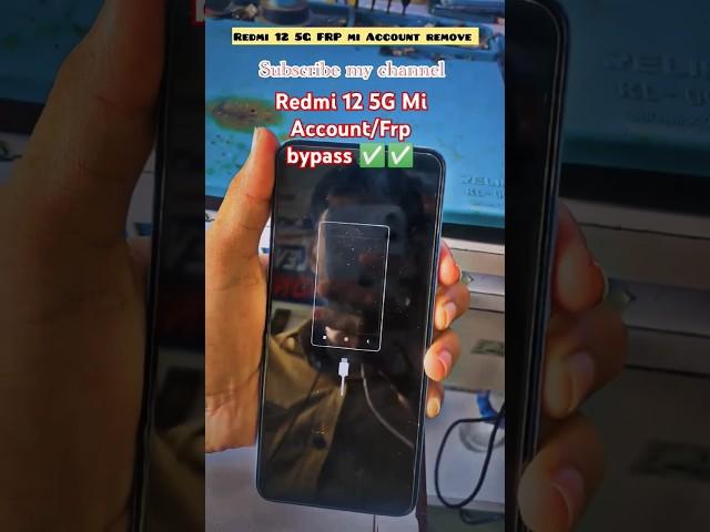 Redmi 12 5G frp bypass Unlock tool  working Mi Account  remove  #frpbypass #miaccount #shorts#frp