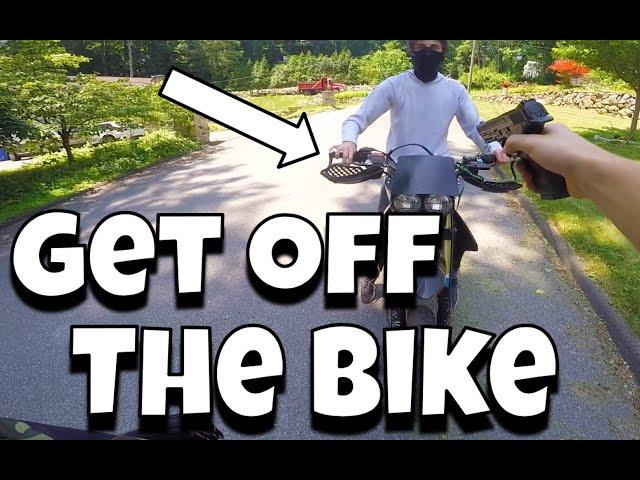 Thief Tries To Steal My Dirt Bike