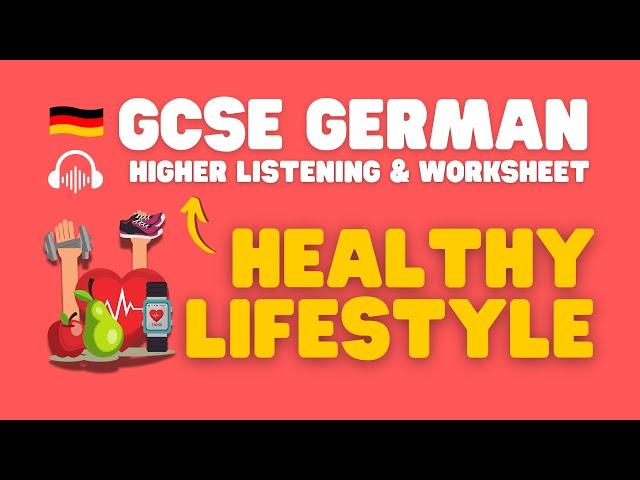 Ace Your GCSE German: Healthy Lifestyle Listening Practice (Free Worksheet)