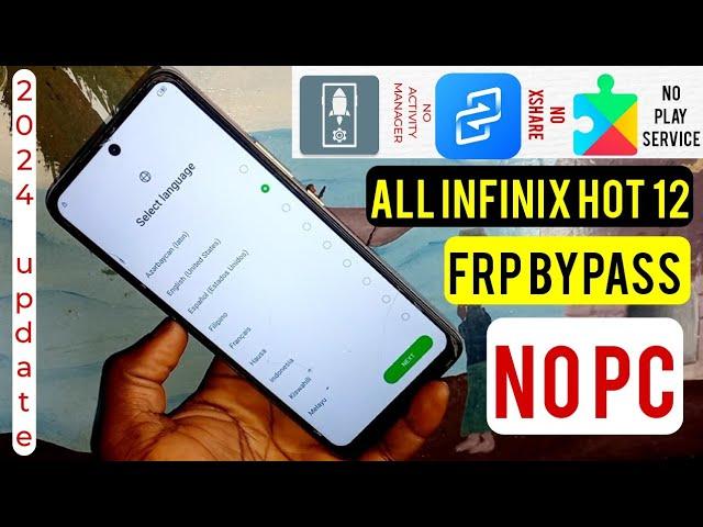 Infinix Hot 12 Play, Hot 12i ( X665b, X6816 ) Frp Bypass/Google Account Remove Without Pc | METHOD 2