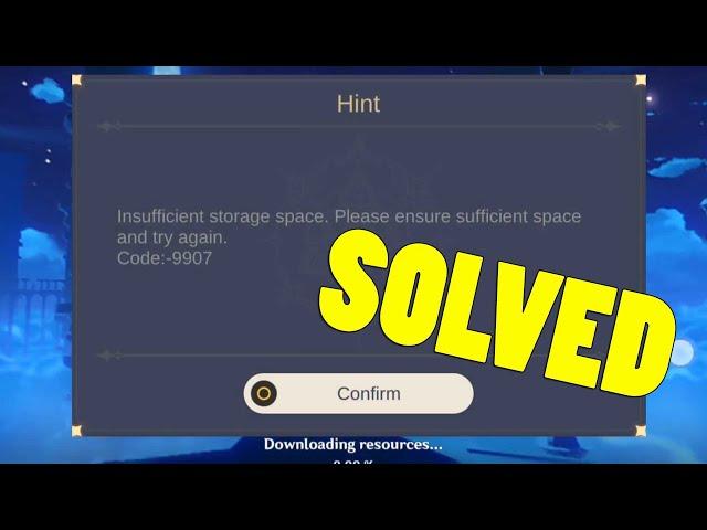 How To Fix Genshin Impact Insufficient Storage Space Problem on Android | Samsung Galaxy A12