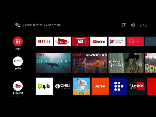 TCL Android TV - Apps