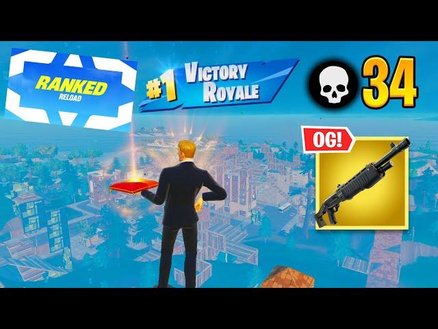 Fortnite Ranked Reload | High Kill Solo vs Squads OG Gameplay (Keyboard & Mouse)