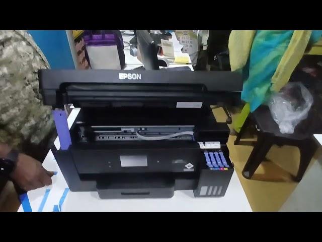 EPSON 1450 UNBOXING AND INSTALL, EPSON 1450 INSTALLATION PROCESS