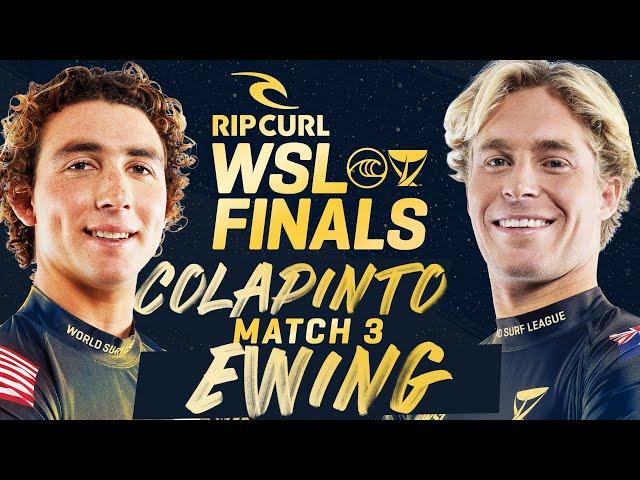 Griffin Colapinto vs Ethan Ewing | Rip Curl WSL Finals 2023 - Match 3 Heat Replay