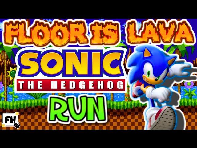 Sonic Floor Is Lava  Chase - Brain Break | Movement Activity GoNoodle Inspired