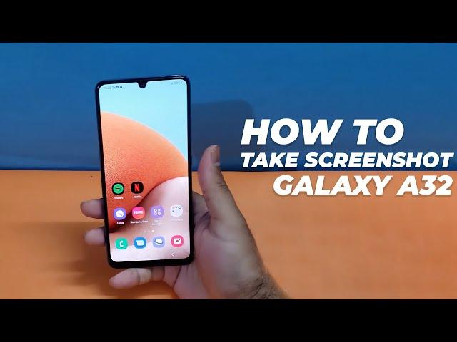 Samsung Galaxy A32 5G- How To Take a Screenshot