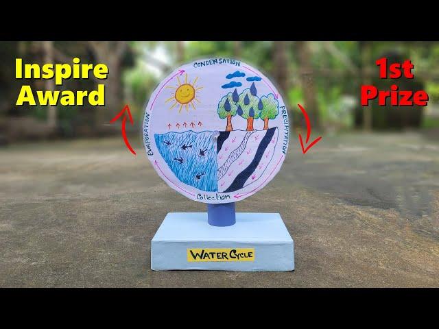 Inspire award project - Water cycle project for science exhibition | 2024