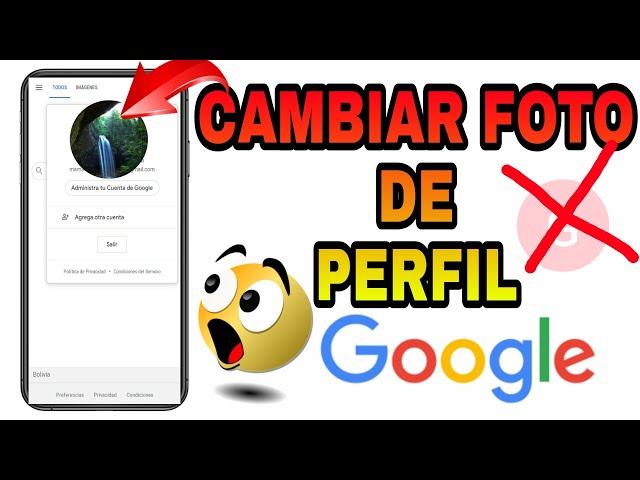 como cambiar la FOTO de PERFIL de la CUENTA de GOOGLE en celular 2024