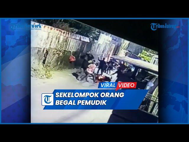 Tega, Detik detik Sekelompok Orang Begal Pemudik Saat Melintas