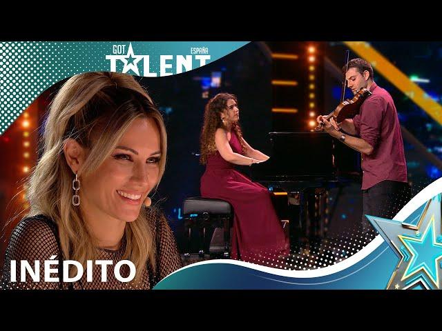 SHAKIRA and BZRP with a classical twist: piano and violin | Never Seen |  Spain's Got Talent 2023