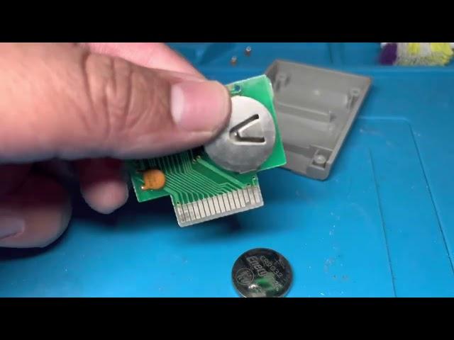 How to fix a Nintendo 64 Performance Memory Card battery swap + clean