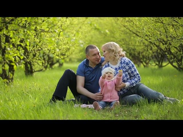 happy family spending time together in the park