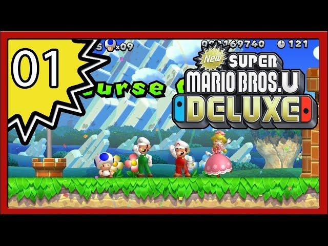 New Super Mario Bros. U Deluxe - Part 1 (4-Player)