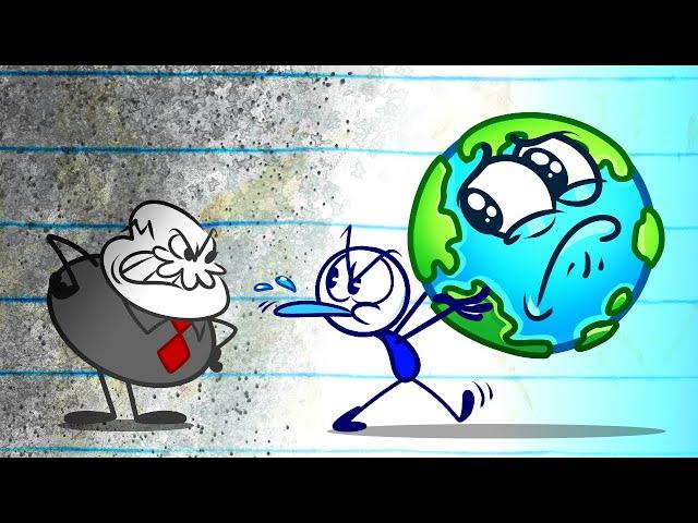 "Smot Eat Smog World" | Pencilmation Cartoons!