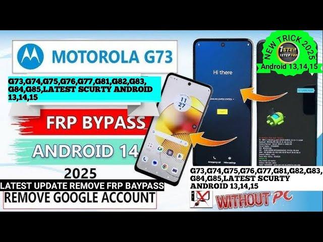 Android 14  All Motorola Frp Solution 2025Setting Not OpenMotorola G84 5G Frp Bypass Method fail