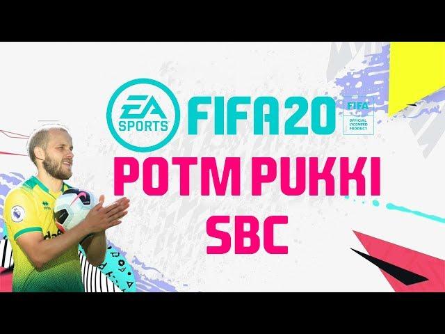 FIFA 20 - Teemu Pukki Player of the Month Squad Building Challenge - CHEAP METHOD!!!