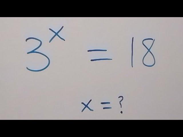 Nice Math Olympiad Exponential Problem | How to solve for X!!