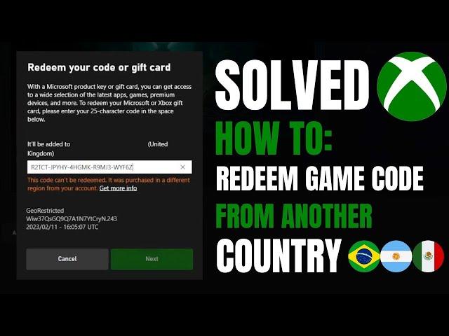 **NEW METHOD** HOW TO REDEEM ANY REGION XBOX CODES FOR CHEAP GAMES AND GAMEPASS!!!!