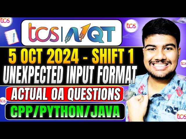  TCS NQT 2025 5th Oct Shift 1: Must-Know Coding Questions & Solutions!