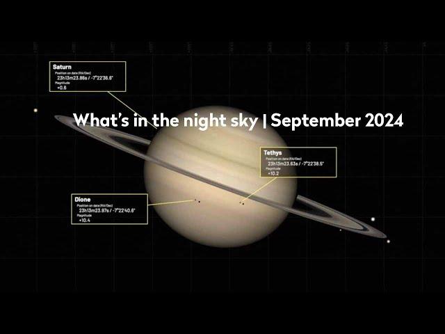 What's in the night sky, September 2024