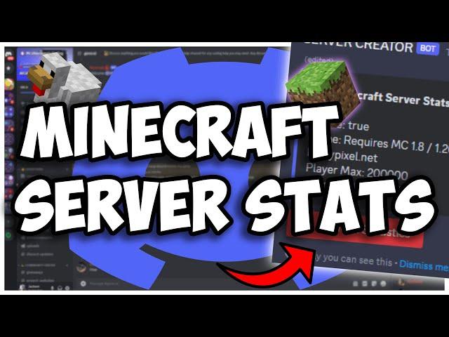 [NEW] - Discord Bot Minecraft Server Stats Command! || Discord.js V14