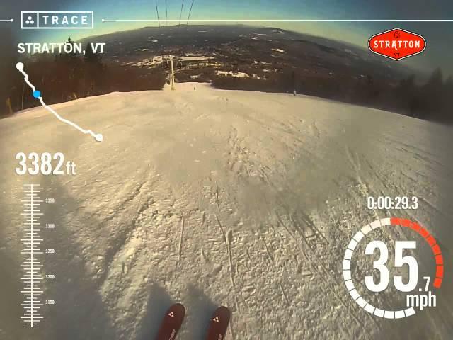 Trace: Skiing - marshall mclean at Stratton