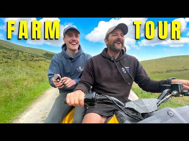 Farm Tour With The Kiwi Farmer | New Zealand Rodeo