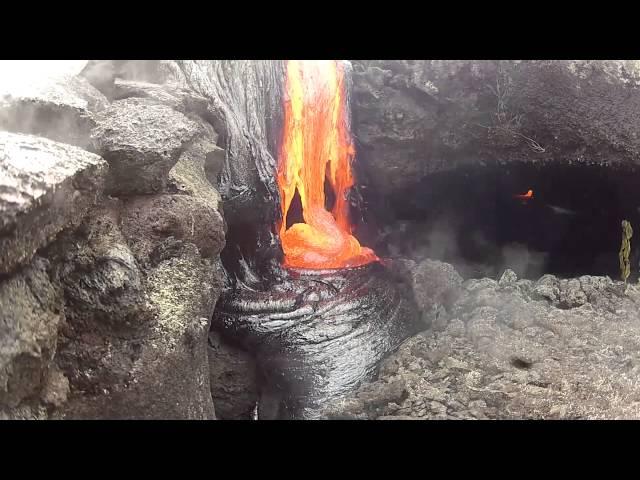 6 13 13 Lava Flow Hawaii Kilauea Volcano Lava Flow GoPro Hero 2