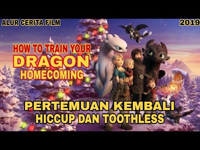 PERJALANAN PARA ANAK NAGA KE DUNIA MANUSIA || ALUR CERITA FILM How To Train Your Dragon Homecoming