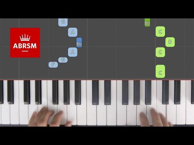 Agincourt Song / ABRSM Piano Grade 1 2019 & 2020, A:3 / Synthesia 'live keys' tutorial