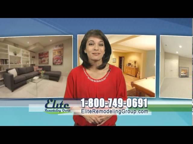 Elite Remodeling Group TV Commercial 1 - Basement Finishing