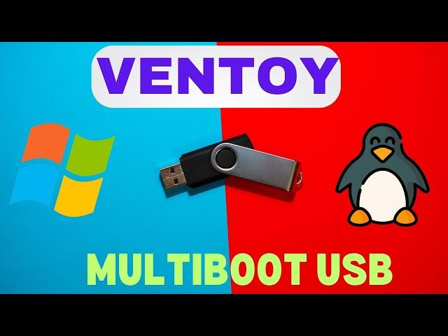 Multiple Operating Systems on USB Drive | Ventoy Multiboot | All OS in single USB