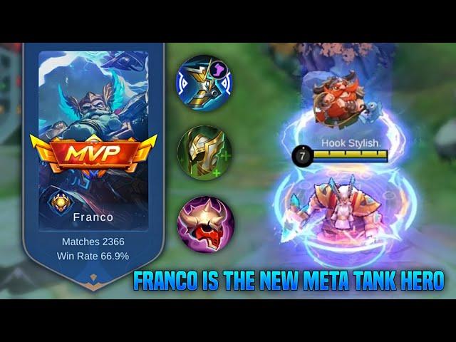 NEW META FRANCO BUILD  FRANCO MONTAGE - MLBB 2022