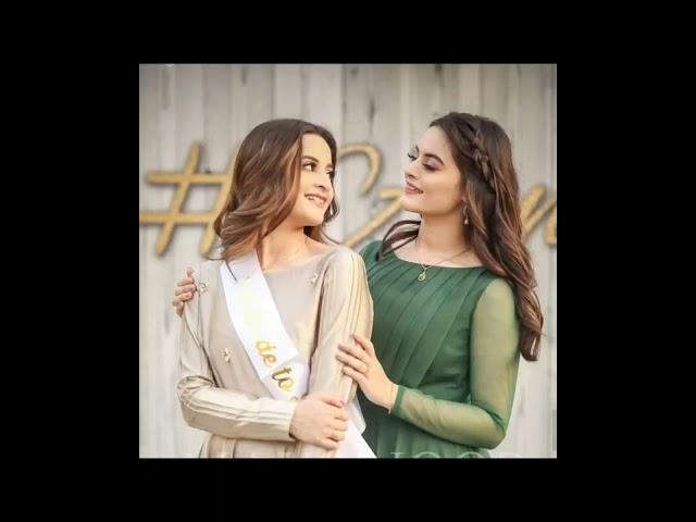 Aiman Khan and Minal Khan Awesome  pictures | Best tik tok video | #aimankhan #minalkhan #shorts